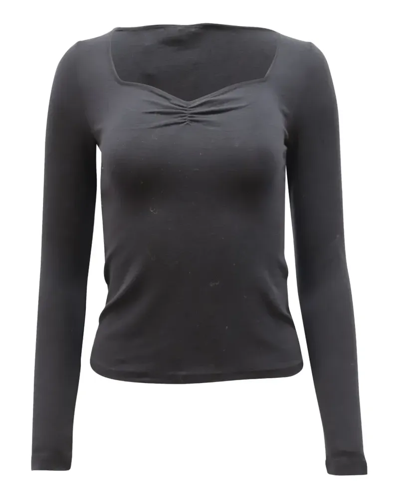 Vince Hemd mit Herzausschnitt - Schwarz Schwarz