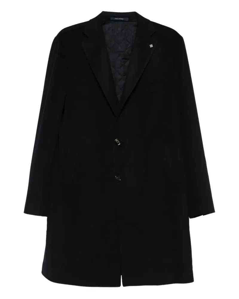 Tagliatore Mantel mit Knopfverschluss - Schwarz Schwarz