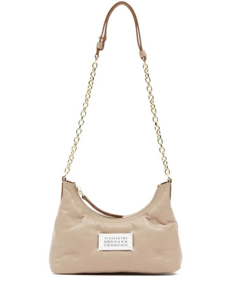 Maison Margiela Micro Glam Slam Schultertasche Nude