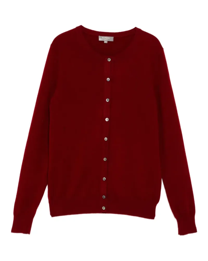 N.Peal Olivia Cardigan - Rot Rot