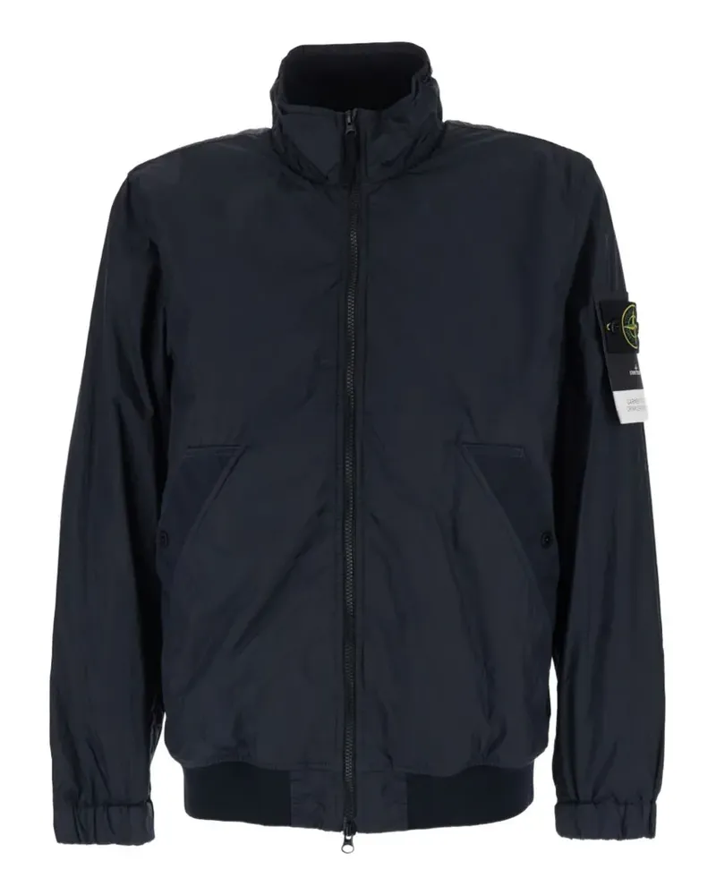 Stone Island Crinkle Reps NY Jacke mit Reißverschluss - Blau Blau