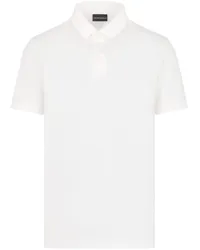 Emporio Armani Poloshirt mit Logo-Stickerei Weiß