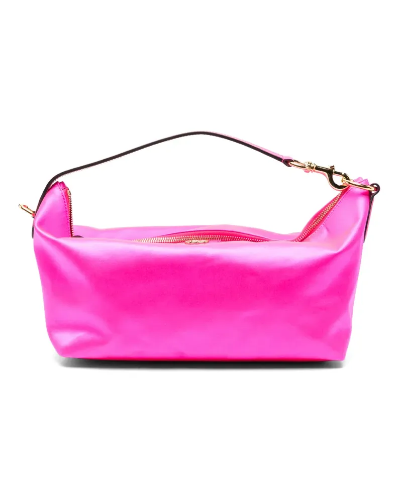 Gucci Vanity Schultertasche aus Seidensatin - Rosa Rosa