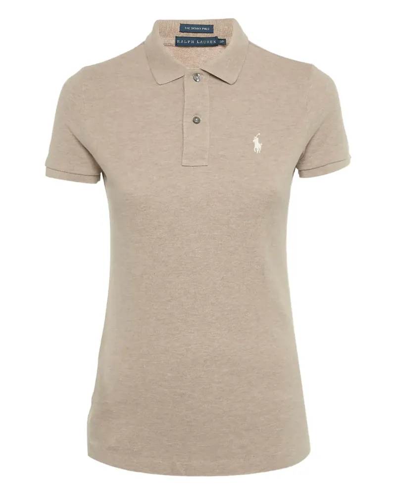 Ralph Lauren Polo Pony-embroidered polo shirt - Braun Braun