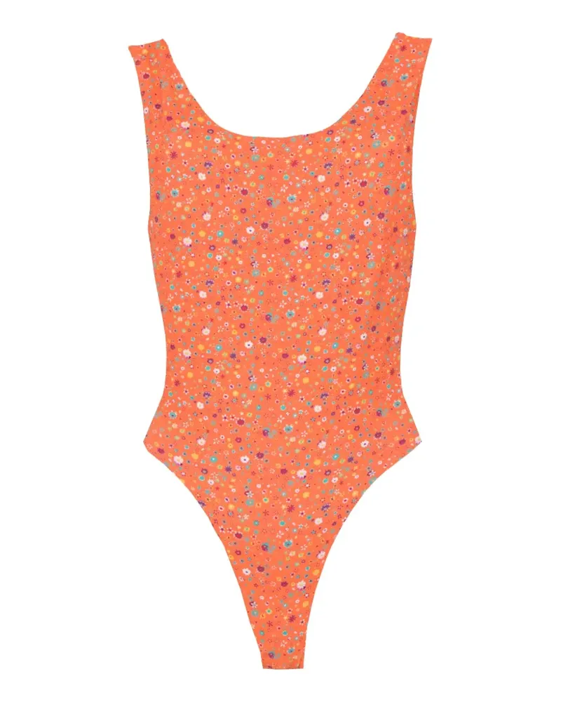 LHD Key Biscayne floral bodysuit - Orange Orange