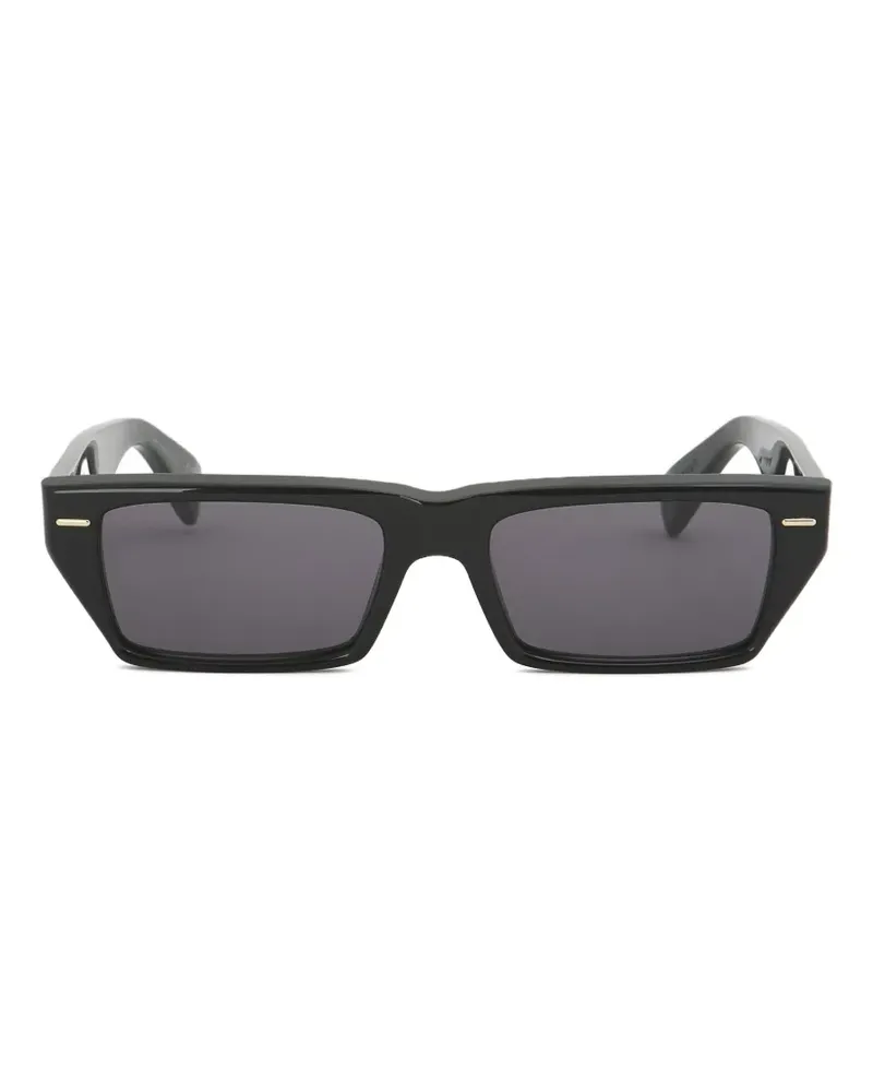 Marni Sonnenbrille mit eckigem Gestell - Schwarz Schwarz