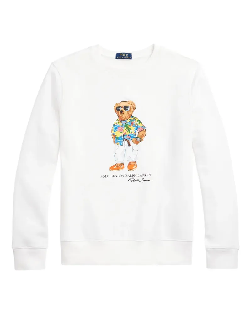 Ralph Lauren Polo Bear graphic-print sweatshirt - Weiß Weiß