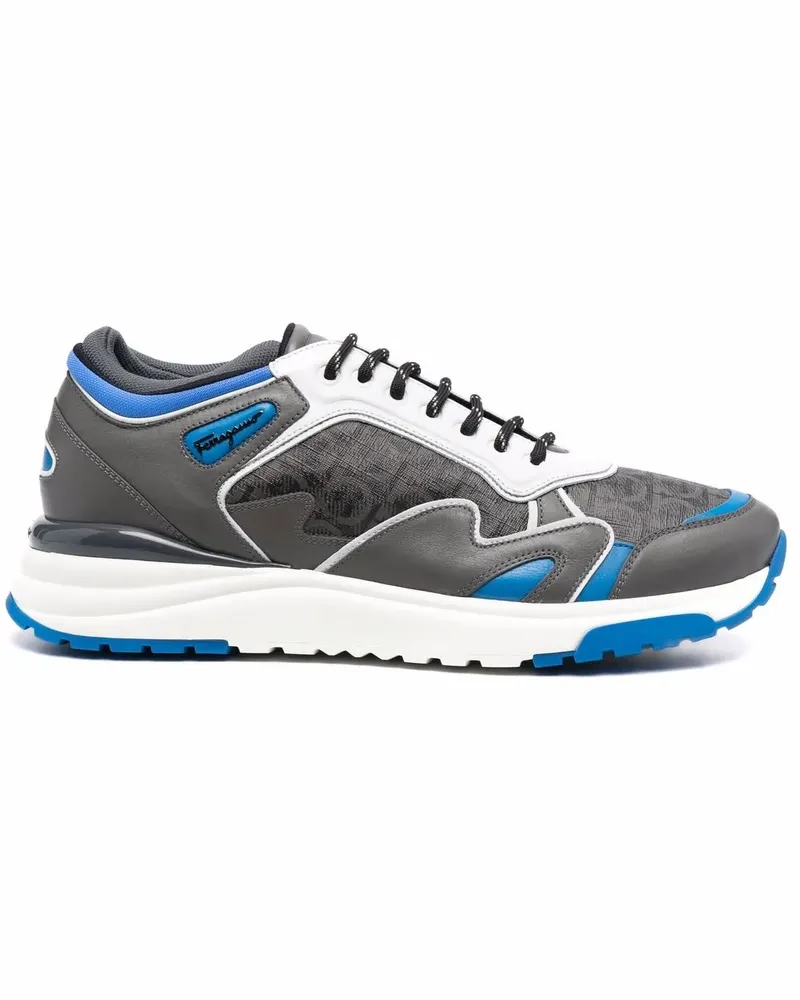 Ferragamo Gancini Rainbow Sneakers - Grau Grau