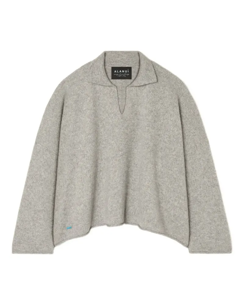 Alanui Geripptes Poloshirt - Grau Grau