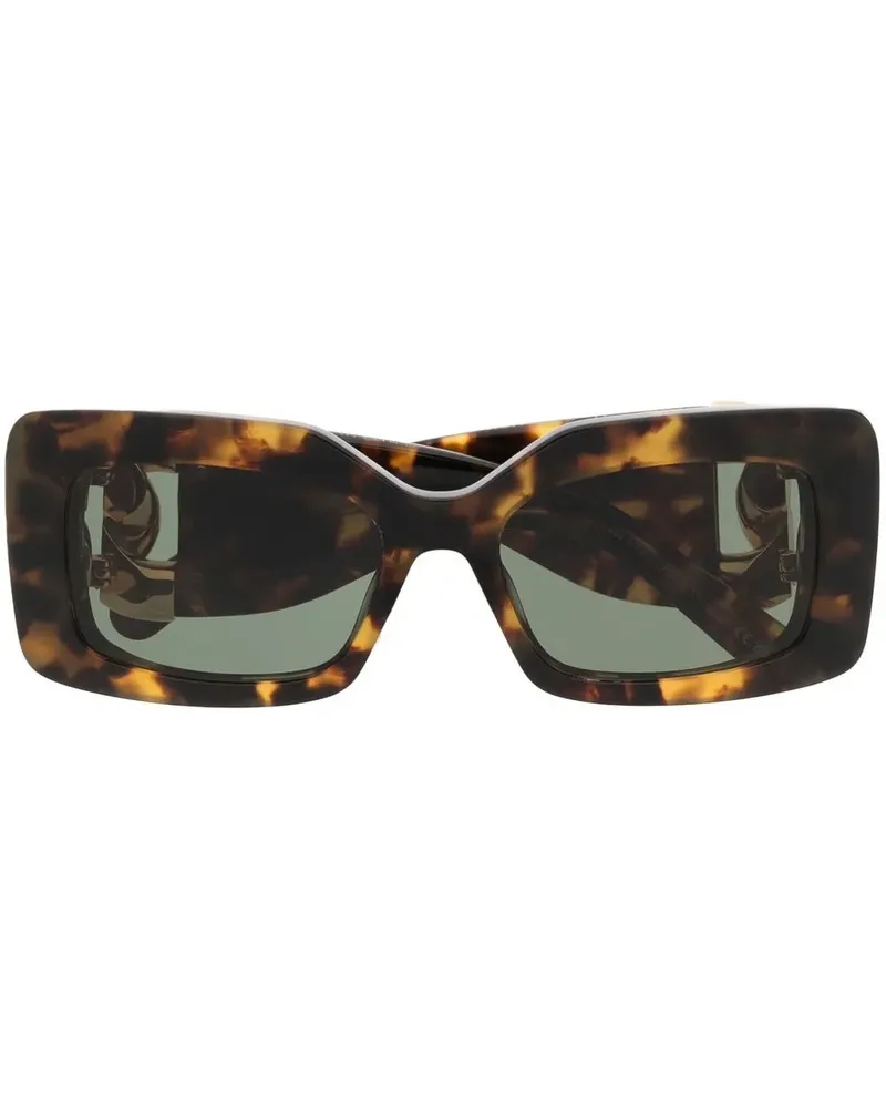 Stella McCartney Eckige Sonnenbrille - Braun Braun