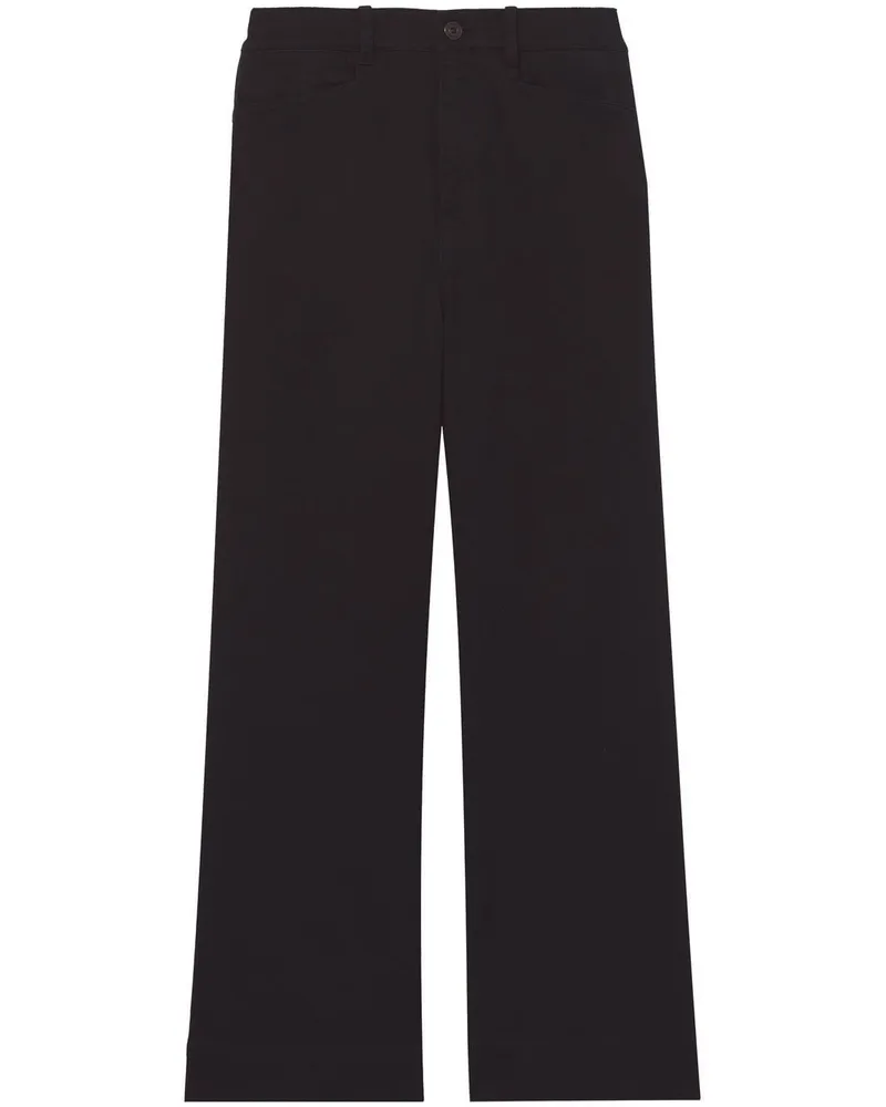 Proenza Schouler Cropped-Culottes - Schwarz Schwarz