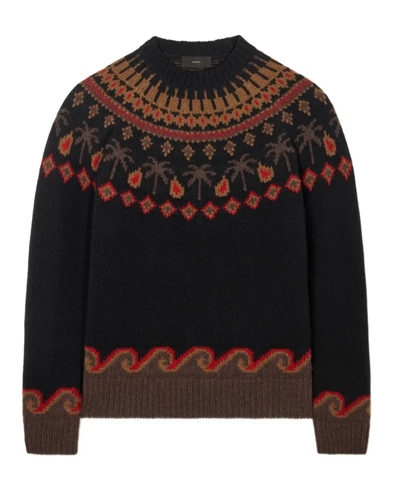Alanui Sweet Winter Pullover aus Jacquard - Schwarz Schwarz