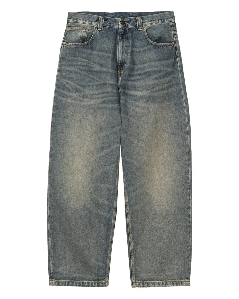 Carhartt WIP Ausgeblichene Brandon Hose - Blau Blau