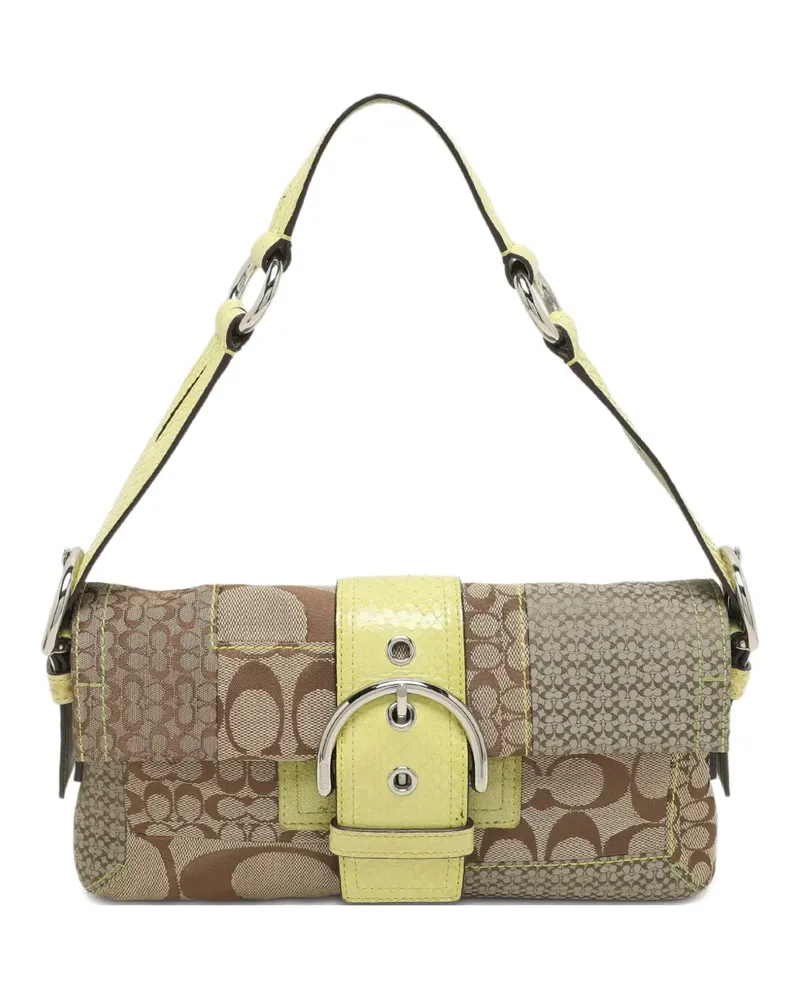 Coach patch-work shoulder bag - Braun Braun