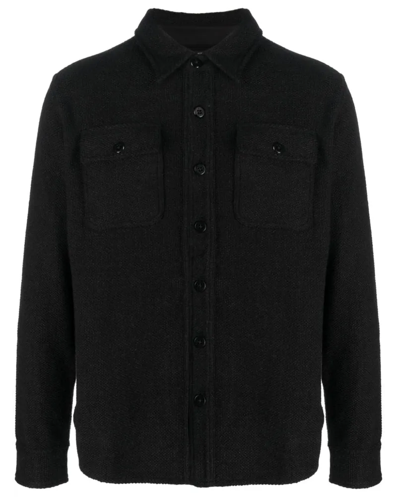 Ralph Lauren Strukturierte Hemdjacke - Blau Blau