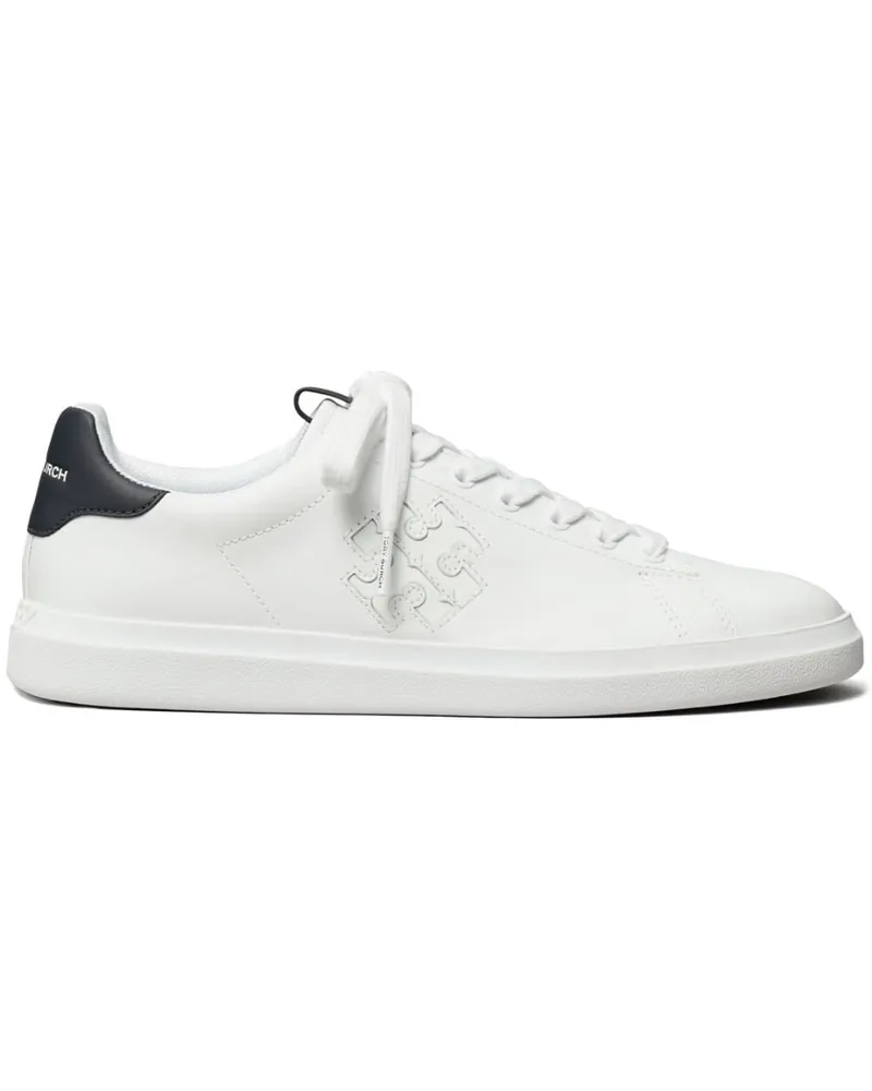 Tory Burch Double T Howell Court Sneakers - Weiß Weiß