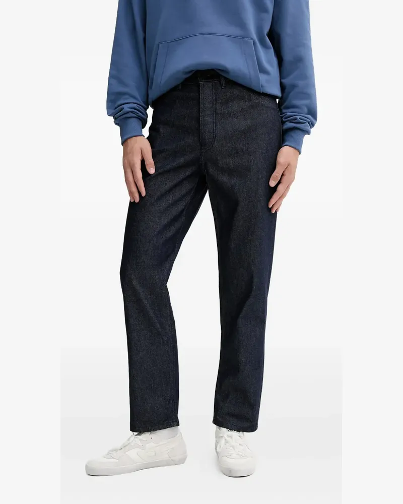 HUGO BOSS Jeans mit Logo-Patch - Blau Blau