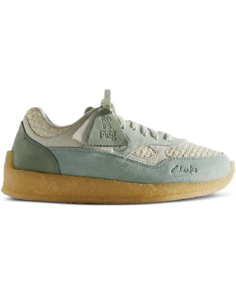 Clarks Wildleder 8th Street Lockhill Sneakers - Nude Nude