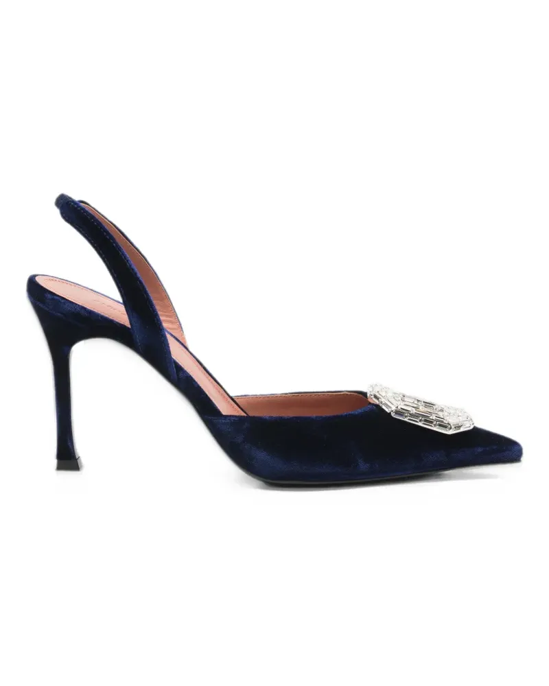 Amina Muaddi Camelia sling-back heeled pumps - Blau Blau