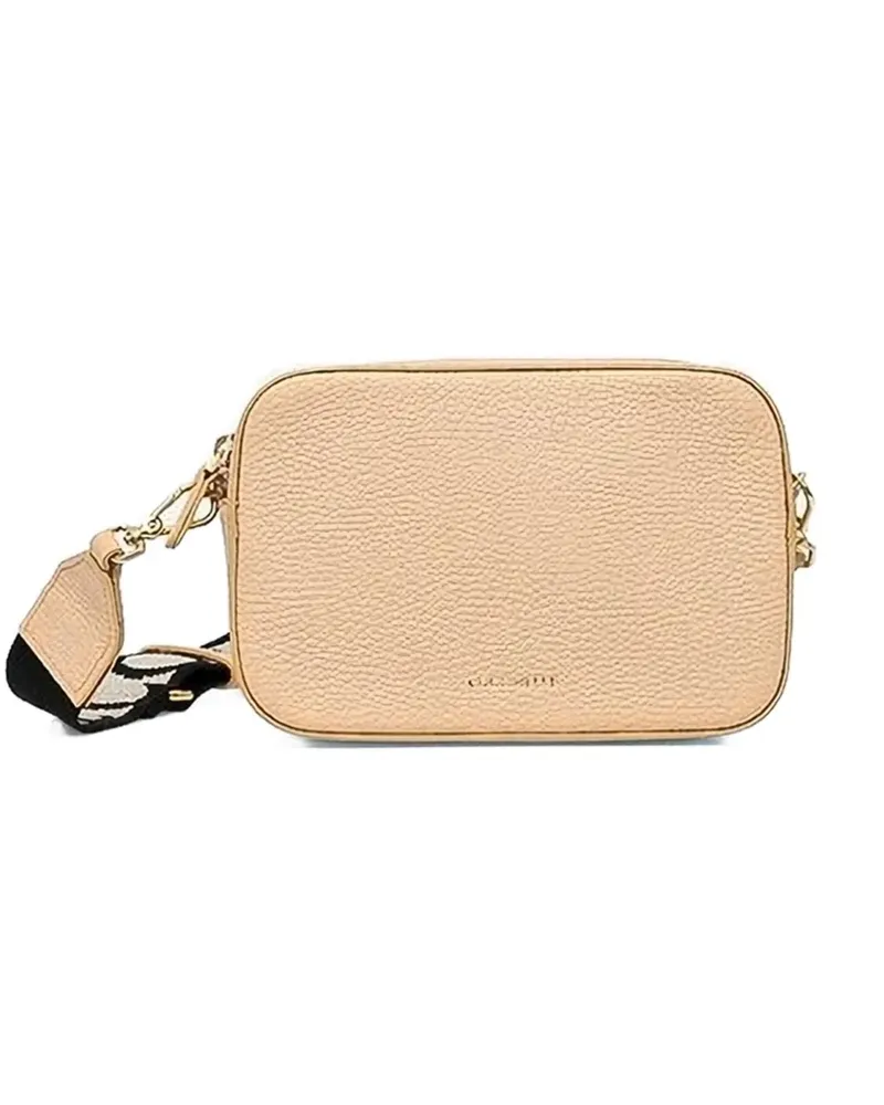 Coccinelle zip-top crossbody bag - Nude Nude