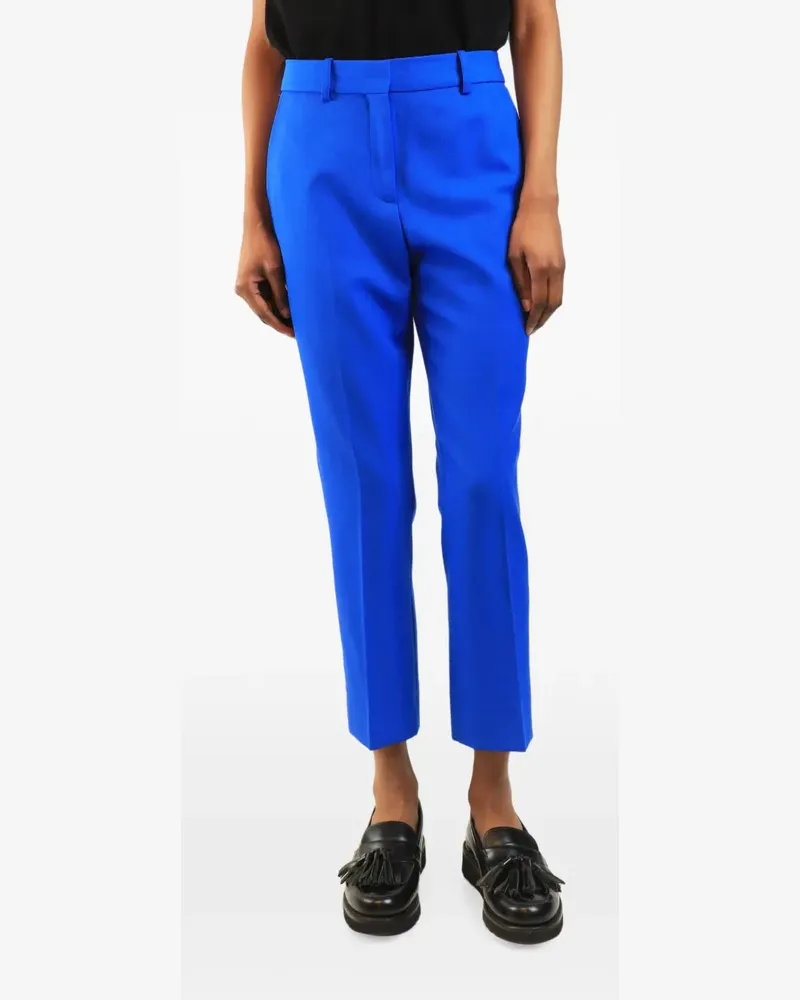Victoria Beckham straight-leg tailored trousers - Blau Blau