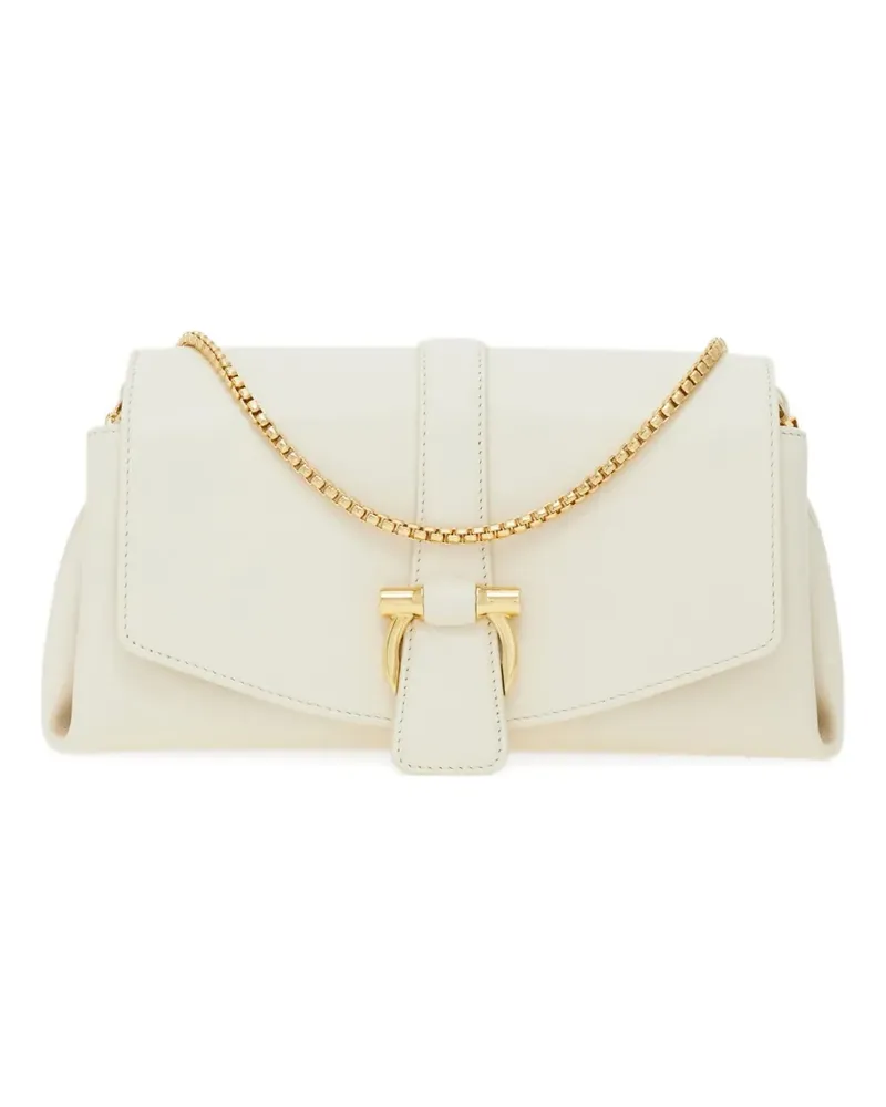 Ferragamo Mini-Tasche mit Gancini-Detail - Nude Nude