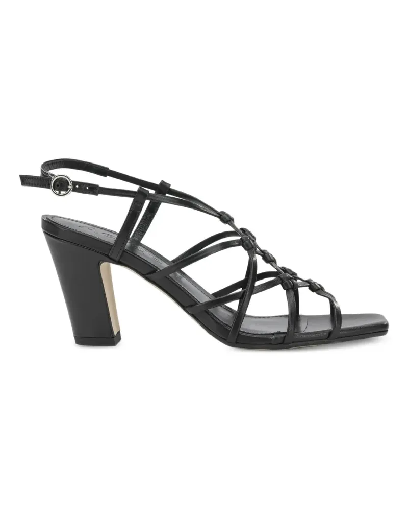aeyde Acacia Römersandalen mit Knoten - Schwarz Schwarz