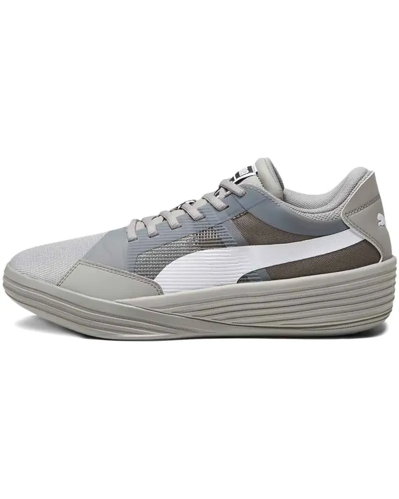 Puma Clyde All-Pro Team "Concrete Grey/White" Sneakers - Grau Grau