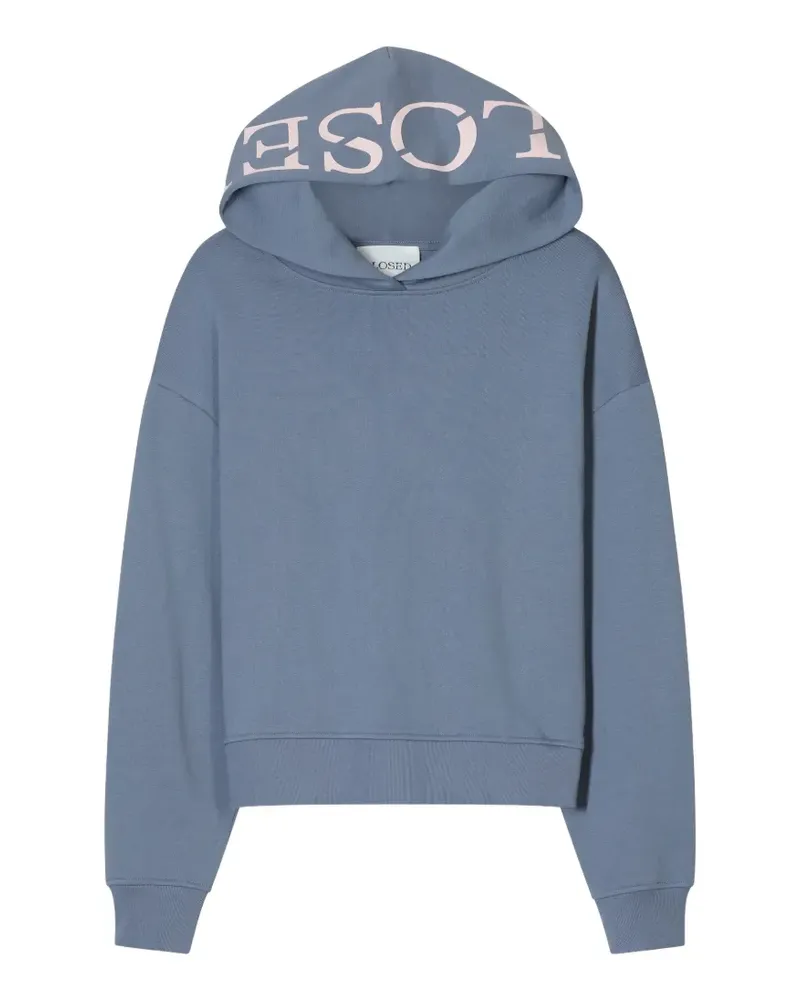 Closed organic cotton hoodie - Blau Blau
