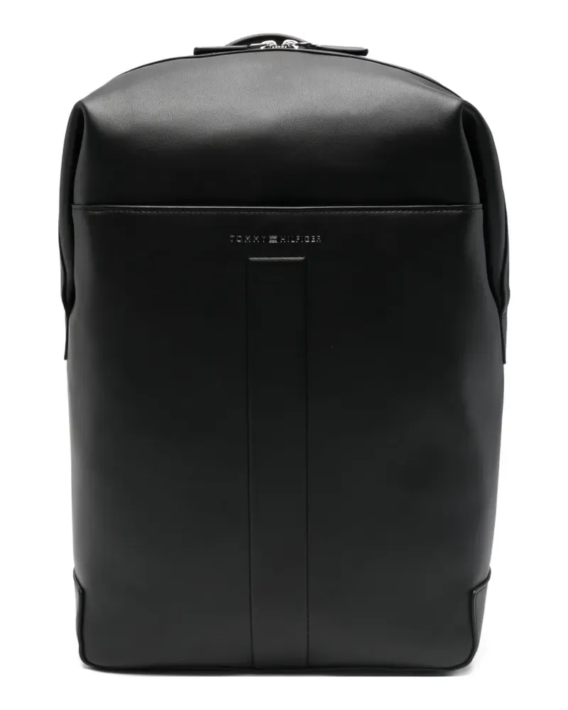 Tommy Hilfiger embossed-logo backpack - Schwarz Schwarz