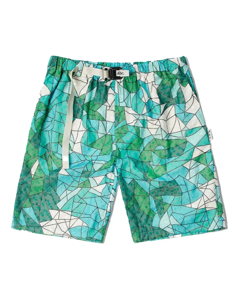 Abc. Stained Glass Shorts - Grün Grün