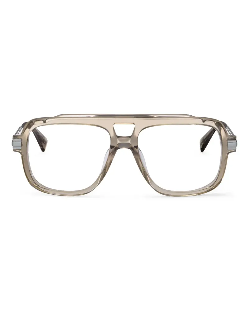 Balmain square-frame glasses - Grau Grau