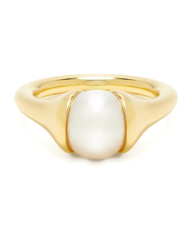 RAGBAG Lumora pearl ring - Gold Gold