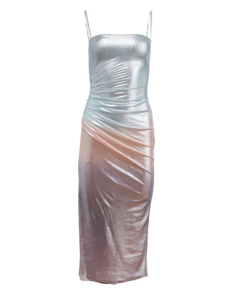 Fleur Du Mal Metallic-Kleid mit Ombré-Effekt - Blau Blau