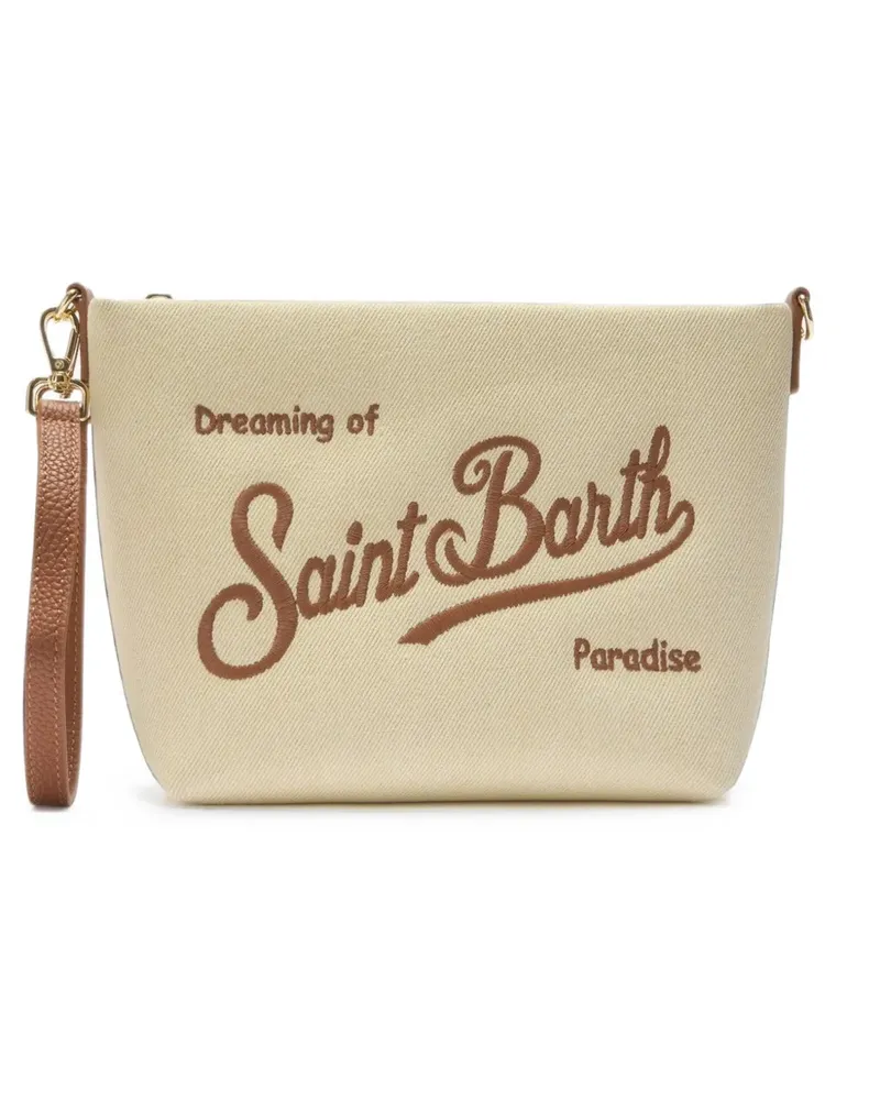 MC2 Saint Barth Aline Tote Bag mit Logo-Stickerei - Nude Nude