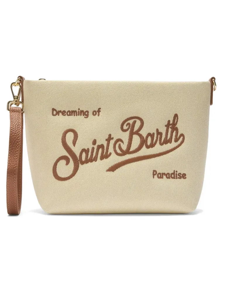 MC2 Saint Barth Aline Tote Bag mit Logo-Stickerei - Nude Nude