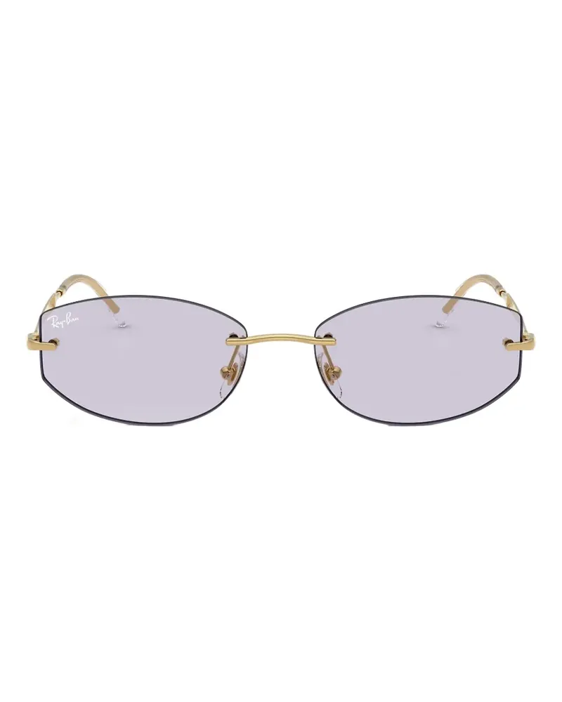 Ray Ban Rahmenlose RB3792 Sonnenbrille - Gold Gold