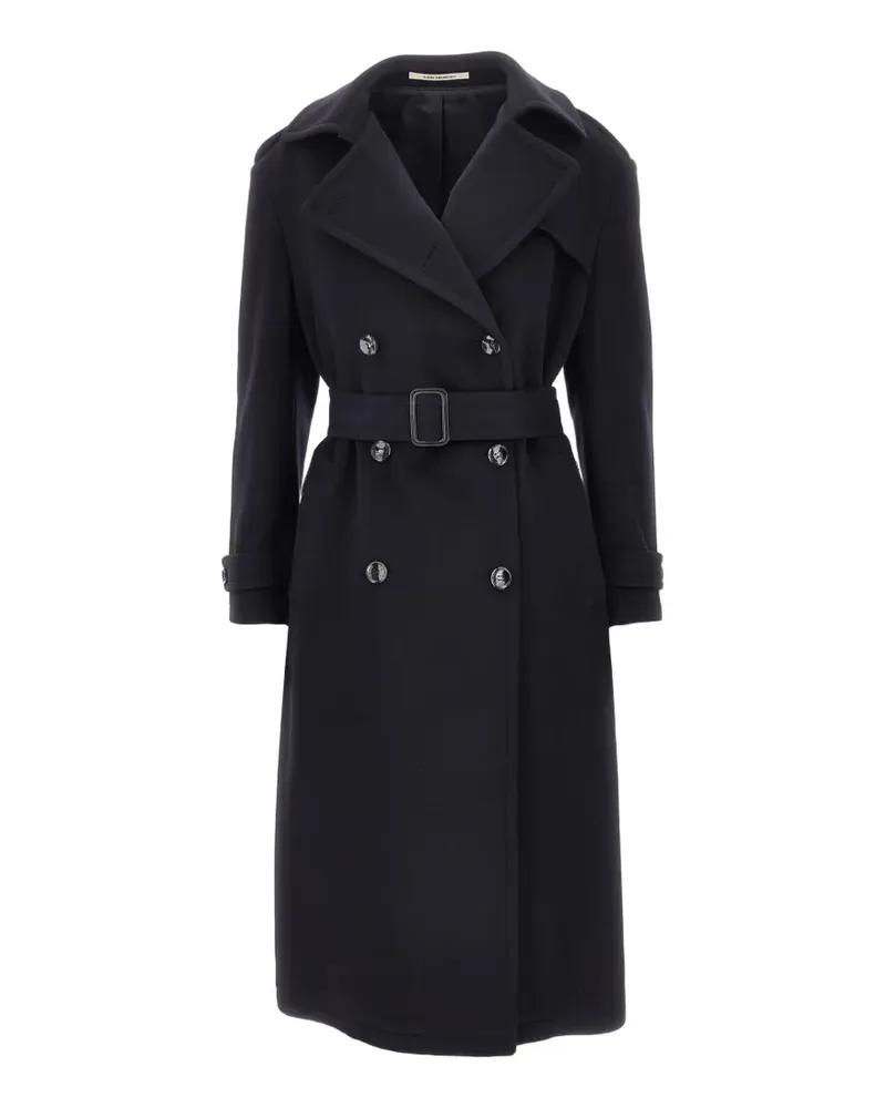 Tagliatore Bonny double-breasted cashmere coat - Blau Blau