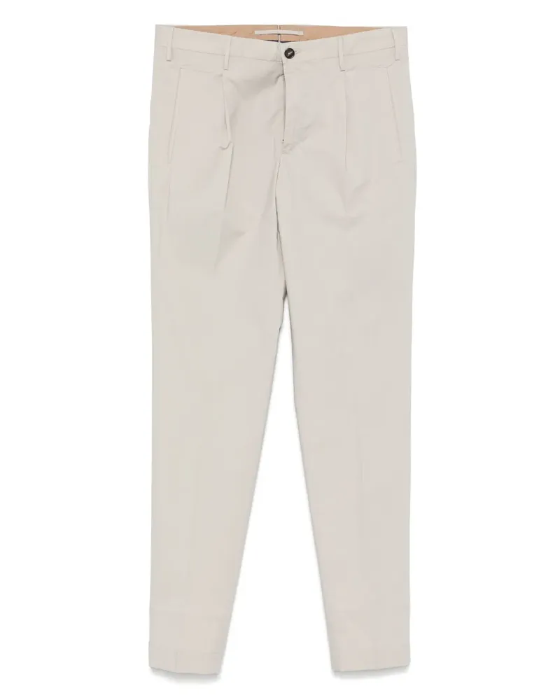 Incotex Hose mit Tapered-Bein - Grau Grau