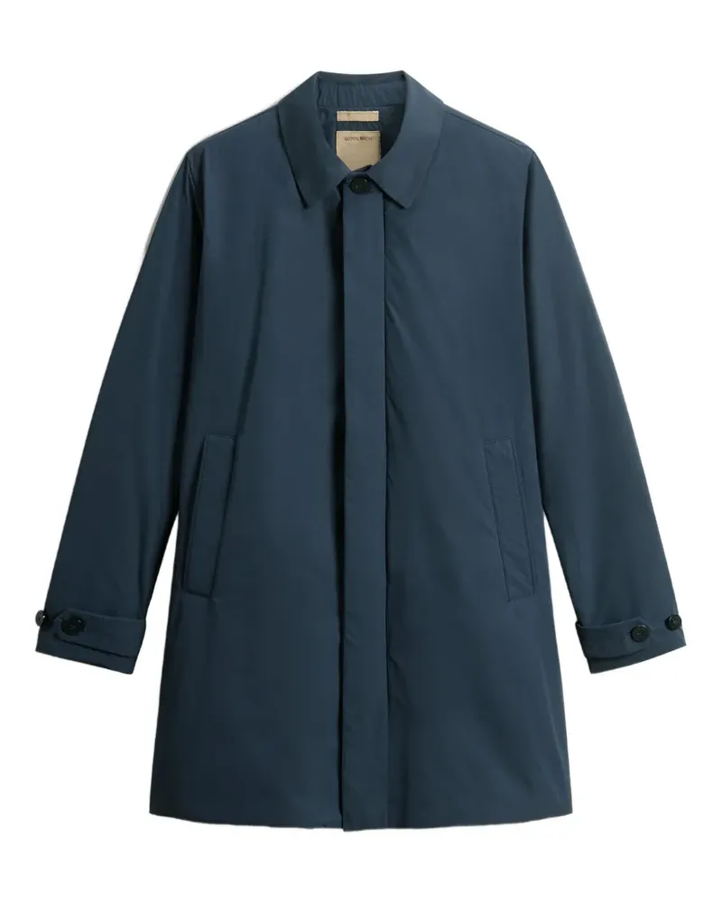 Woolrich Mantel mit Knopfverschluss - Blau Blau
