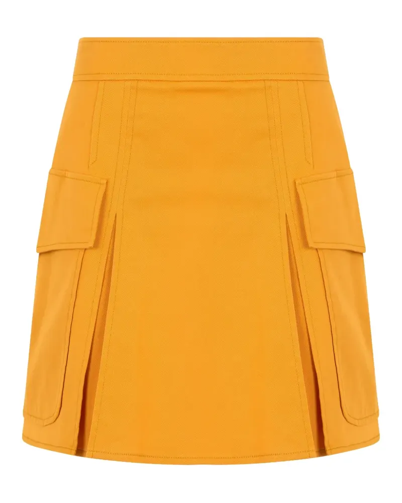 Alberta Ferretti Minirock mit Taschendetail - Orange Orange
