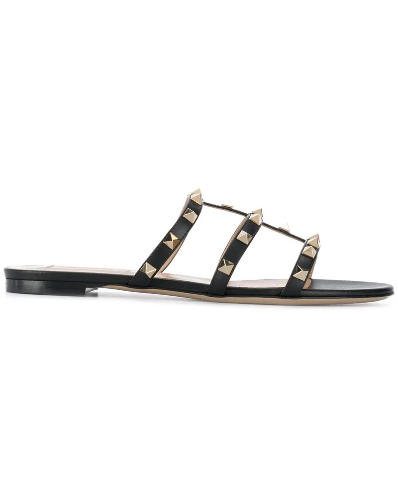 Valentino Garavani Rockstud Sandalen - Schwarz Schwarz