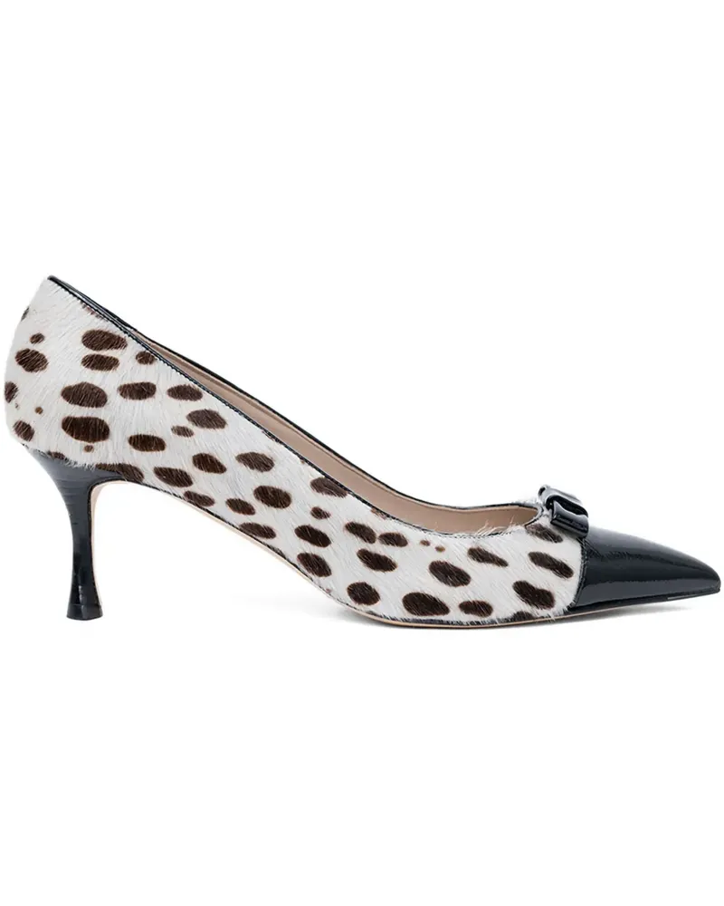 N° 21 Pumps aus Kalbshaar 60mm - Weiß Weiß