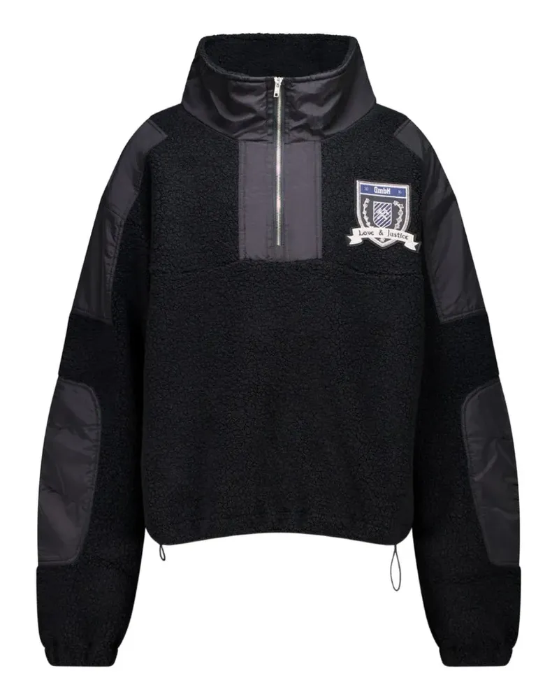 GmbH Mathis Sweatshirt mit Logo - Schwarz Schwarz