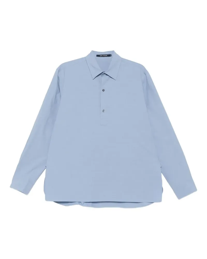 Sofie D'Hoore Langärmeliges Poloshirt - Blau Blau