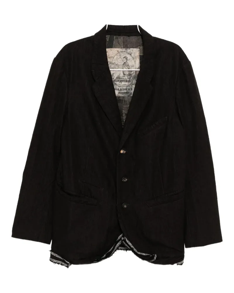 Ziggy Chen single-breasted blazer - Braun Braun