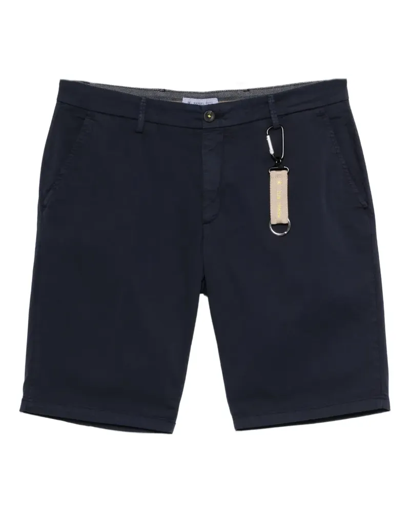 Manuel Ritz Klassische Chino-Shorts - Blau Blau