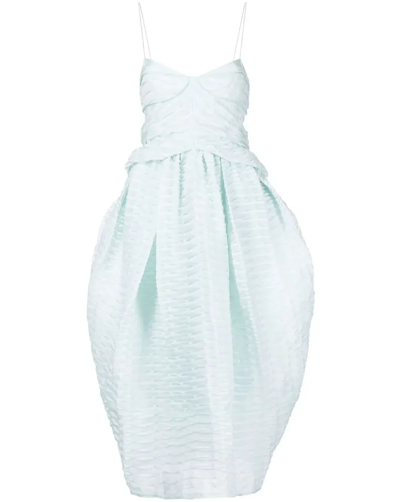 Cecilie Bahnsen Ausgestelltes Midikleid - Blau Blau