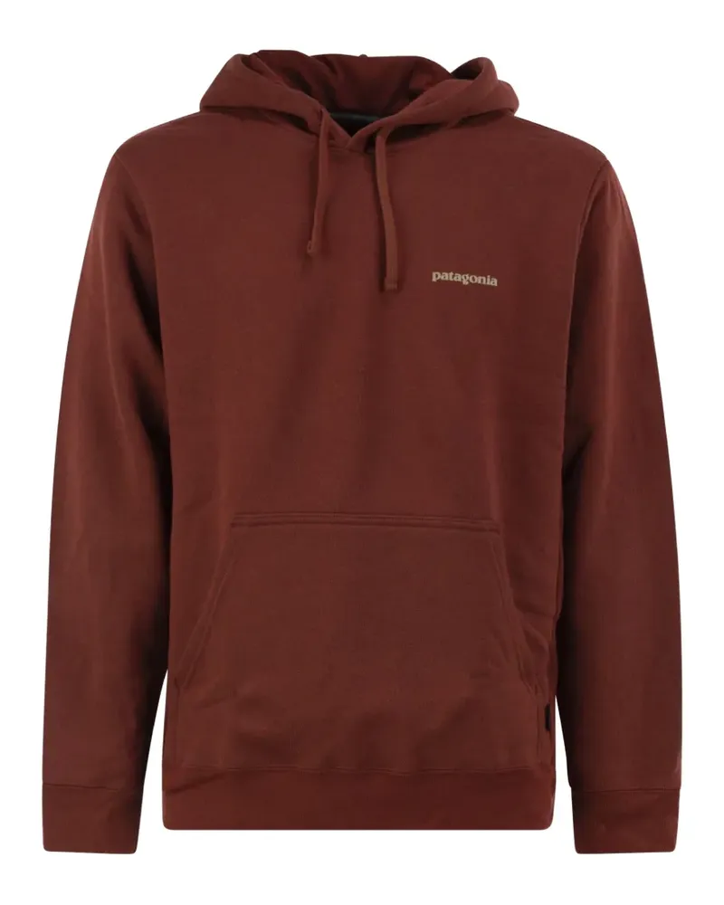 Patagonia Hoodie mit Kängurutasche - Rot Rot