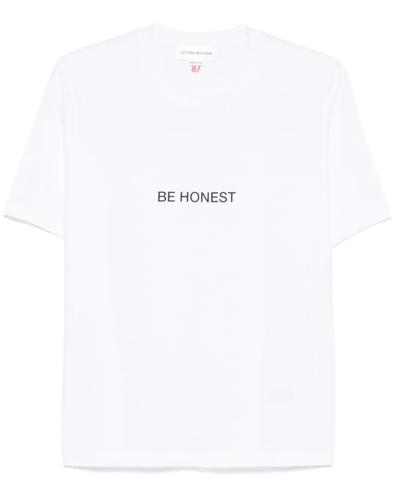 Victoria Beckham Be Honest T-Shirt - Weiß Weiß